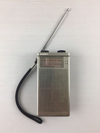 Vintage 1979 Sony Am Fm Radio Model Icf - 3860w