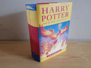 J.  K.  Rowling Harry Potter & The Order Of The Phoenix - 1st Ed 2003 In D/j