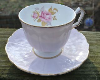 Vintage Aynsley Pink Rose Tea Cup & Saucer Fine English Bone China Pattern 2715
