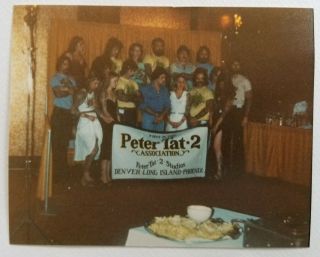 Vintage 76 Denver Convention Tattoo Photo,  Badass Mfer Peter Tat2 Poulos 3.  5x4.  5