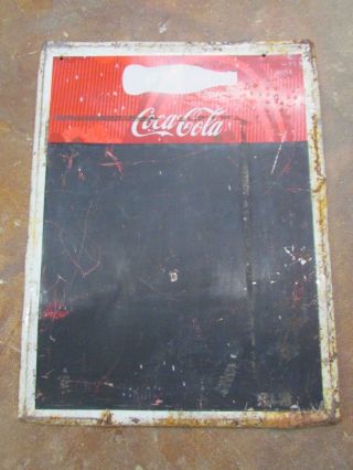 Old Coca Cola Chalkboard Sign 3 Metal Mexican - Restaurant Bar - Vintage - 18x23 - Coke