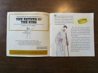 The Return of the King A Story of the Hobbits Book and Record J.  R.  R.  Tolkien 4