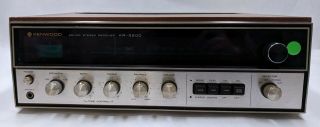 Vintage Kenwood KR - 3200 AM/FM Stereo Receiver Hi - Fi Audio Audiophile 1970 - 73 2