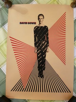 David Bowie Vintage Poster.  Size A3