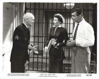 Clark Gable And Loretta Young In " Key To The City " Vintage Movie Still