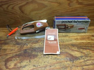 Vintage Pocket Fisherman By Popeil 1972 Once Box W Instrctions