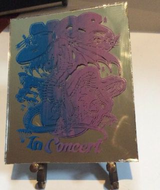 Vintage Yes In Concert Rock Band Carnival Mirror Prize 1970s 80s Era