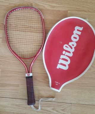 Wilson Champion 3 7/8 Vintage Racquet Racquetball With Case Racket