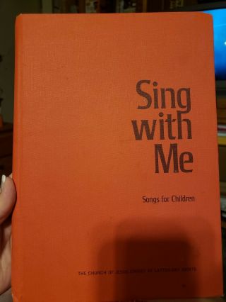 Sing With Me Songs For Children 1980 Lds Mormon Hymn Rare Vintage Spiralbound Hb