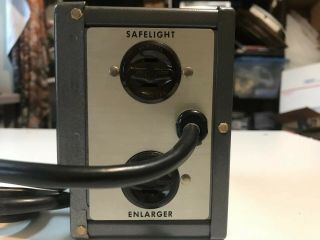 Vintage Time - O - Lite Industrial Machine Age Professional Darkroom Timer M - 59 3
