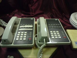 2 Vtg Usx Electronic Key Multi - Line Business Telephone=model 1020 - Spk - Ltb - F/ship