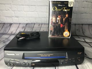 Panasonic Pv 8451 Vcr Vhs Player/recorder - - No Remote With Disney Movie