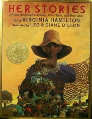 Vg 1995 Hc Dj 1st Ed Her Stories African Virginia Hamilton Leo Diane Dillon