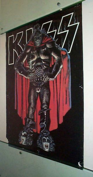 Gene Simmons Kiss Demon Drawing Vintage Poster