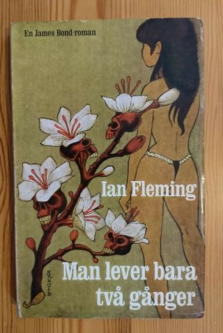 Ian Fleming / James Bond 007 / You Only Live Twice 1964 1st Edition Swedish