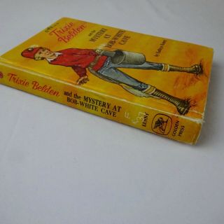 Trixie Belden Mystery at Bob White Cave by Kathryn Kenny 1966 Hardcover Illustra 3