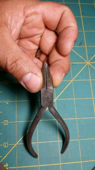 Vintage Peer Usa Specialty Pliers Bevel Point Flat Jewelry Tool Usa