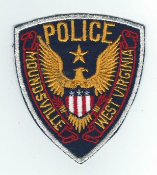 Vintage Moundsville,  West Virginia Police (cheese Cloth Back) Patch