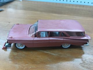 Vintage 1959 Chevrolet Impala Wagon Plastic Screw Bottom Promo Car