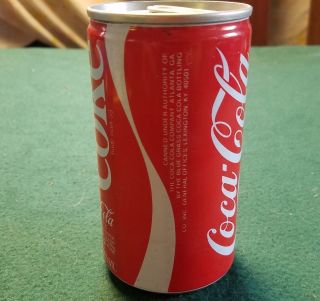 Vintage Coca - Cola Coke Can Empty Lexington,  Ky Never Opened No Visable Puncture