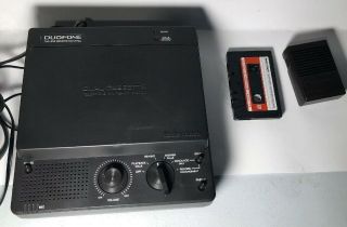 Vintage Answering Machine Dual Cassette Telephone System Duofone Radio Shack