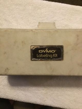 Vintage Dymo 1570 Deluxe Tapewriter Label Maker 7