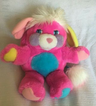 1986 Popples Vintage Prize Popple Pink Mattel Plush Those Characters Cleveland