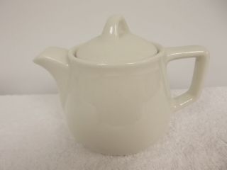 Vintage Jackson Custom China Restaurant Ware Diner Style Heavy Porcelain Teapot