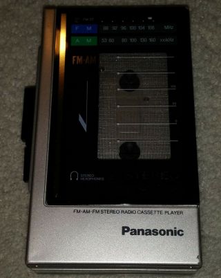 Vintage Panasonic Rx - 1924 Compact Walkman Amfm Radio Stereo Cassette Tape Player