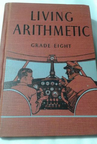 Vintage Living Arithmetic Grade 8 Book Ginn & Company Buswell Brownell John 1947