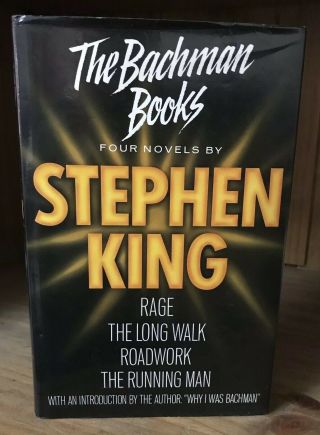 The Bachman Books Four Novels By Stephen King Hard Back First 1st Edition 1986