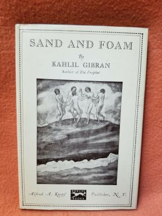 Sand And Foam By Kahlil Gibran Vintage 1975 Hcdj