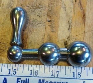 3 Vintage Crank Ball Handle Parts Drill Press Lathe Table Saw