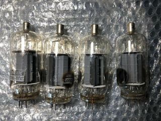 4 Realistic 6lq6 6je6c Tubes Pulled From A Amp