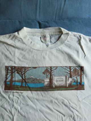White Industries Cycling Vintage T Shirt Single Stitch Xl 100 Cotton