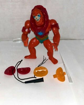 Vintage 1983 He - Man Masters Of The Universe Beast Man Action Figure Complete