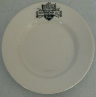 Vintage White Castle Restaurant Mayer China Hamburger Plate