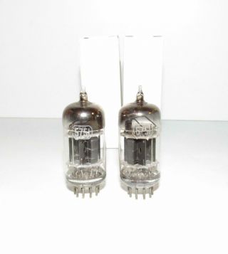 2 Rca 5751 Black Plate,  3x Mica Amplifier Tubes.  Tv - 7 Test Strong.
