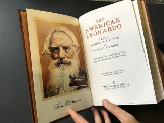 Easton Press - The American Leonardo - Library Of Great Lives