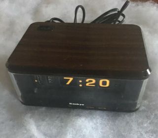 Vintage Sankyo Rolling Flip Number Model 610al Digital Retro Alarm Clock