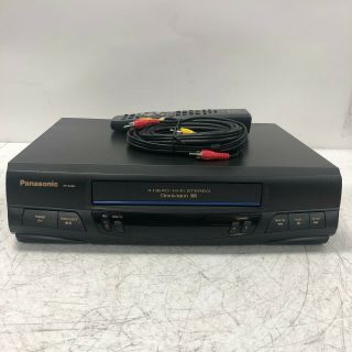 Panasonic Pv - 945h Vcr Hi - Fi Stereo 4 - Head Video Cassette Recorder Vhs Player