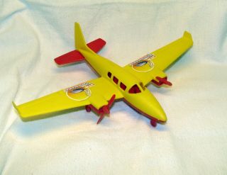 Was $18/20.  Vintage Tim Mee Toy Processed Plastic Pelican Charter Airplane.