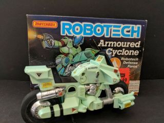 Robotech Armoured Cyclone Motorcycle 1985 Matchbox Armored Vintage