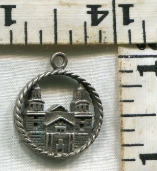 Vintage Sterling Bracelet Charm 103536 The Hearst Castle Great At Just $16.  00