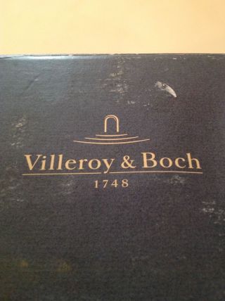 Vintage Villeroy & Boch Emerald JEWELS Art Glass Vase 4 1/2 