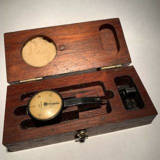 Vintage Brown & Sharpe Dial Test Indicator Gage.  001 Box Calibrated