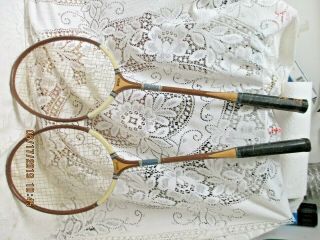 2 Vintage India Union Badminton Rackets