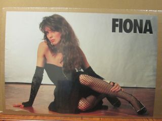 Vintage 1985 Fiona Flanagan Hot Girl Poster Man Cave Car Garage 6685