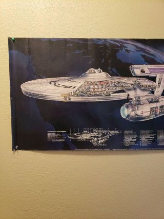 Vintage 1979 Star Trek: The Motion Picture USS Enterprise Commercial Poster 2