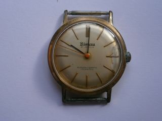 Vintage Gents Wristwatch Bimesa Automatic Watch Spares Eta 2451 Swiss
